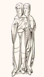 Costumes of Ladies of the Frankish Court from 